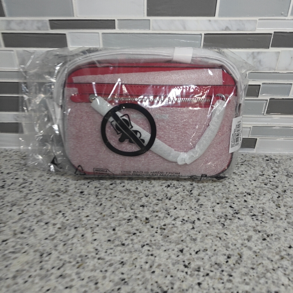 Michael kors Jet Set Large Saffiano Leather Crossbody Bag (Dark Raspberry) - Picture 3 of 12